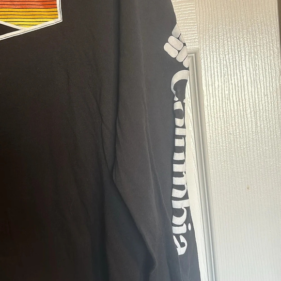 Columbia men’s black long sleeve graphic t-shirt size medium - Picture 6 of 8